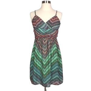 Staring at Stars Spaghetti Straps Dress SunDress Size 10 Floral Lingerie Strap